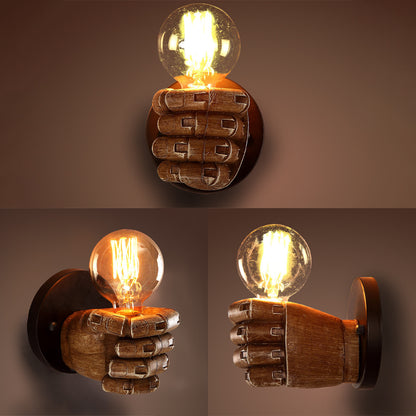 Fist Resin Wall Lamps