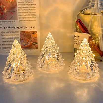 Festive LED Bedside Christmas Tree Lamp