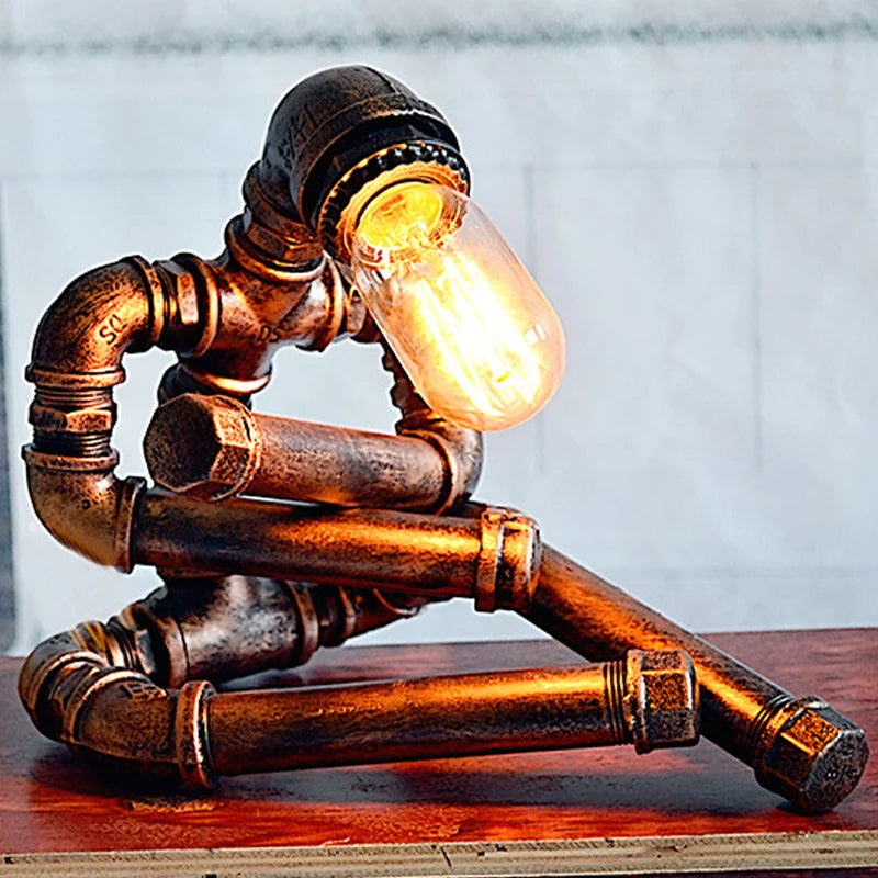 Retro Robot Reading Lamp