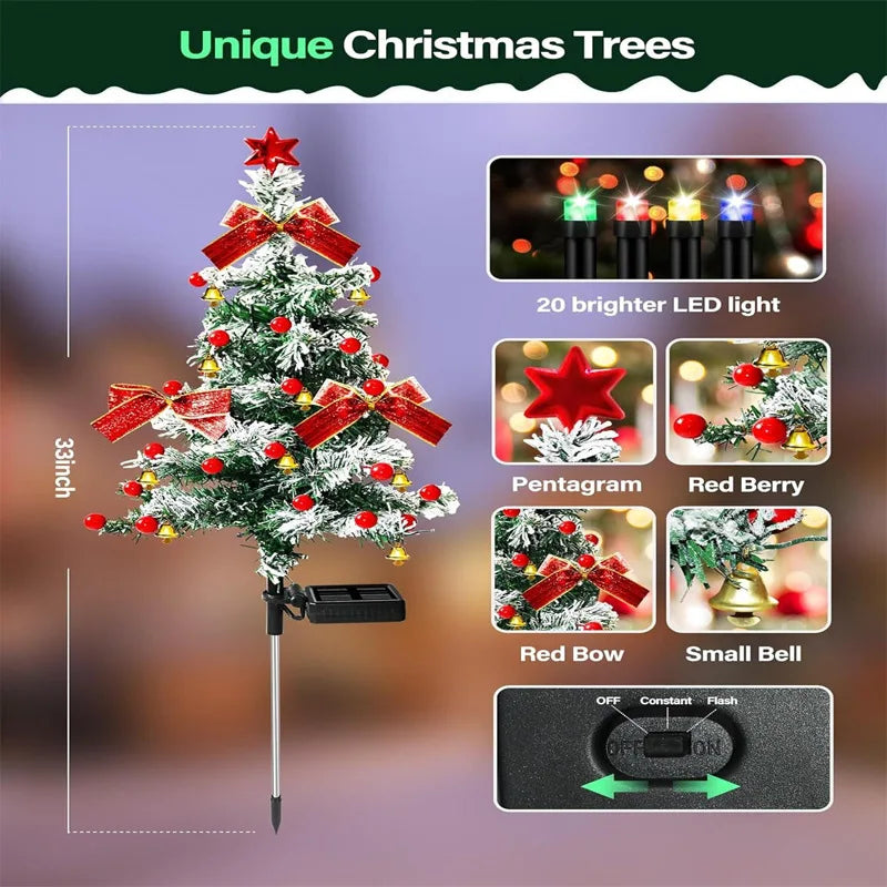 Solar LED Christmas Tree Lights