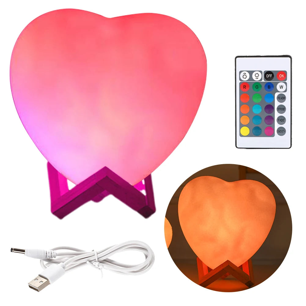 Heart Glow Night Light