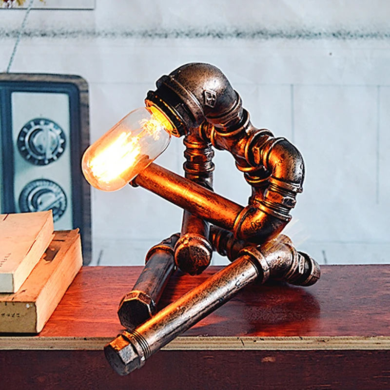 Retro Robot Reading Lamp