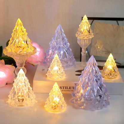 Festive LED Bedside Christmas Tree Lamp