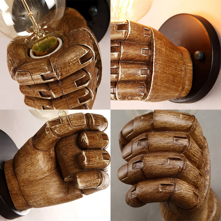 Fist Resin Wall Lamps